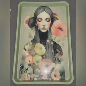 NORE’S NOVELTIES Handcrafted Decorative Serving/ Vanity Tray “REBECCA’S DREAM”